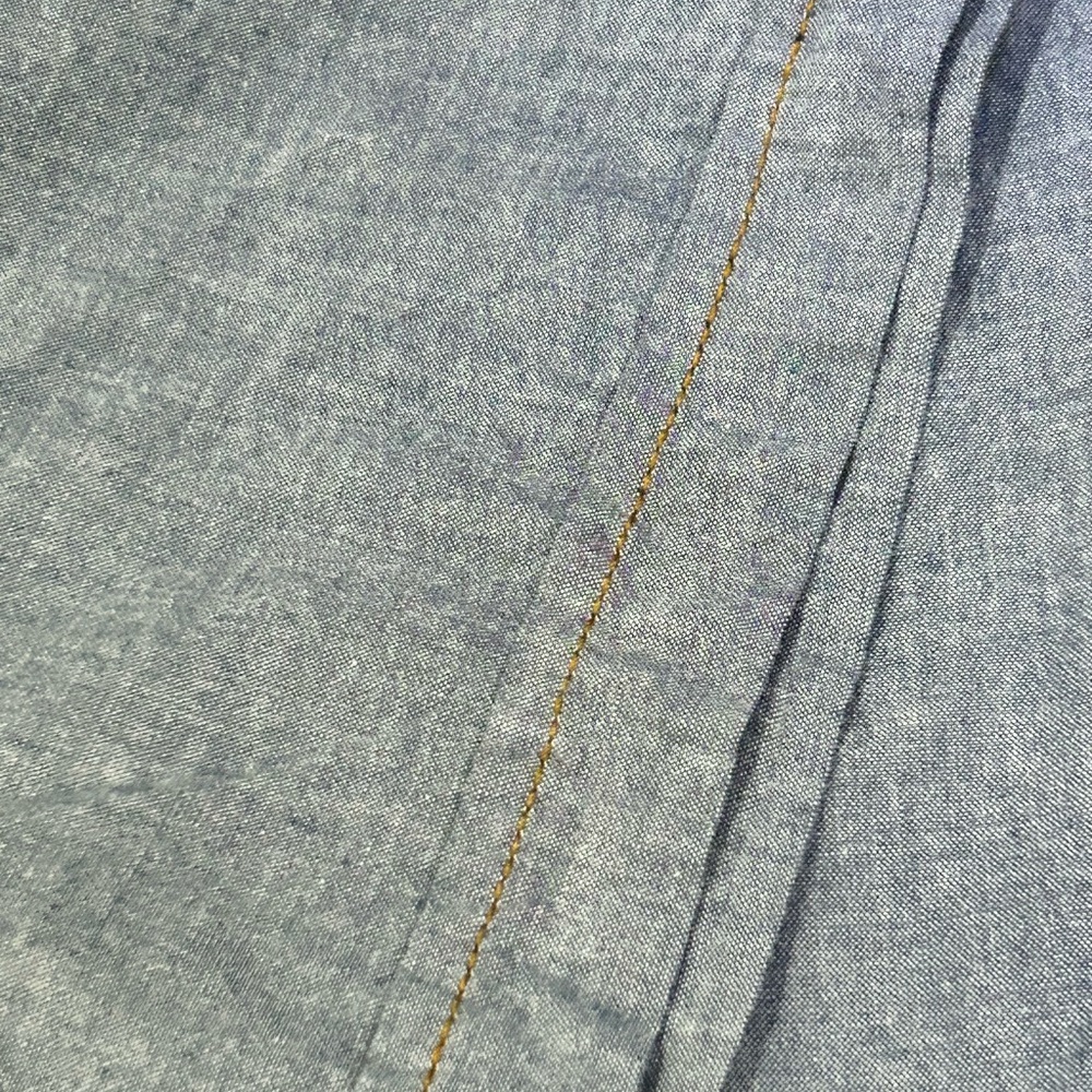 Key Western Wear Chambray Shirt, Pearl Snaps, Large - Picture 10 of 10